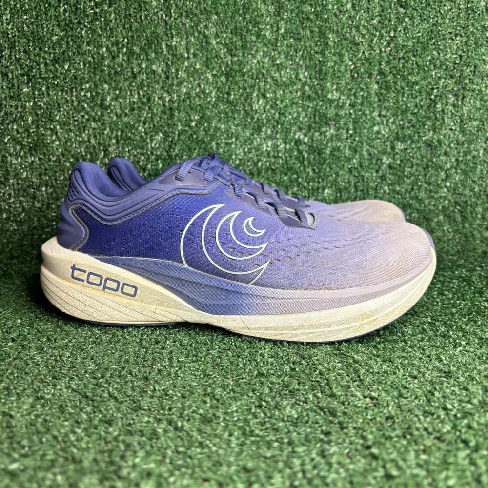 Topo Athletic Phantom 4 ZipFoam Mesh Road Running Sneakers Purple Blue Women 8.5